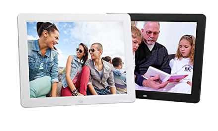 Capture Memories: 12″ HD Digital Photo Frame with High Definition Display, Free Online Storage & Motion Sensor