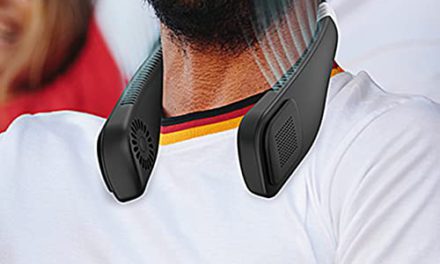 Powerful USB Rechargeable Neck Fan – Stay Cool Outdoors!