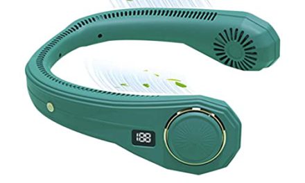 Stay Cool on the Go: Leafless USB Neck Fan for Men and Women