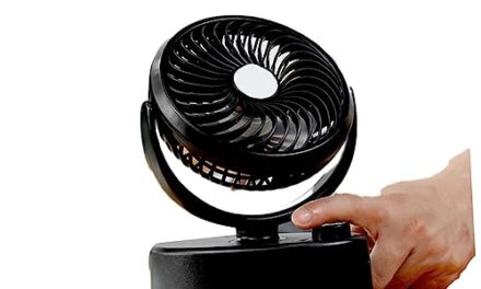 Ultimate Portable USB Desk Fan – Whisper-Quiet & Adjustable