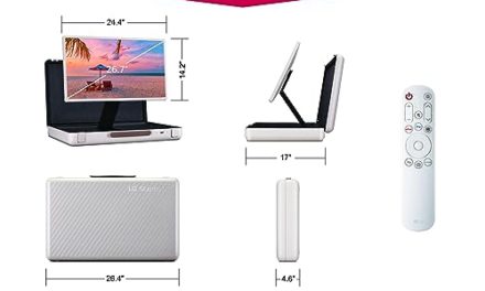 Portable Smart Touch Screen: LG 27″ StanbyME – Soothing Beige