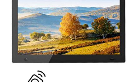 Stunning Spacmirrors 13″ Digital Photo Frame – USB & SD Card Slots, Remote Control – 16:9 Widescreen