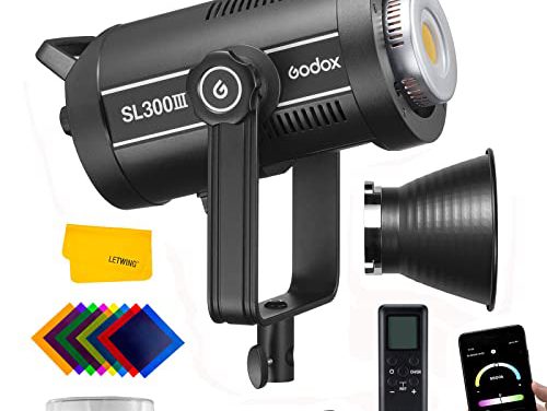 Powerful Godox SL300WIII LED Video Light with Remote Control for Professional Photography