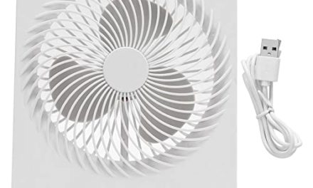 Whisper-Quiet USB Rechargeable Fan: Portable Power