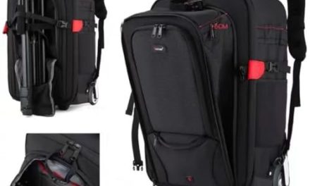 Waterproof DSLR Carry-on Camera Bag: Expandable & Professional