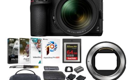 Nikon Z 6II: Capture the Moment with Lens, Adapter, Bag, Software (6 Items)