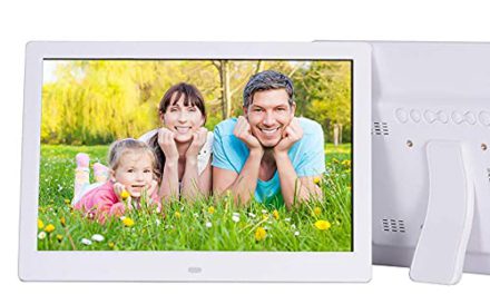 Capture Life’s Moments: 13″ Digital Photo Frame with Motion Sensor & Remote Control