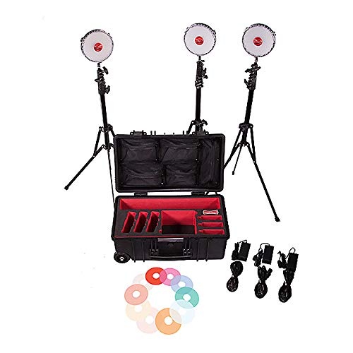 Enhance Your Shots: NEO 2 LED Camera Light – 3 Light Kit, Vibrant Colors & High-Speed Flash