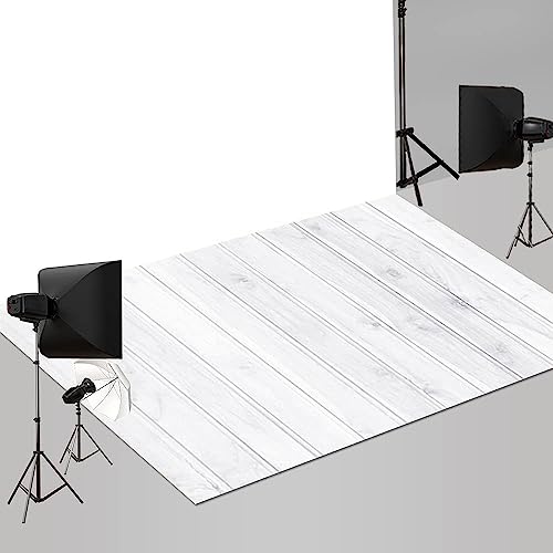 Enhance Photos with Kate’s White Wood Floor Mat: Capture Memories in Style!