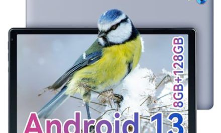 Powerful Lville Android Tablet: Octa-Core, 8GB RAM, 128GB ROM, 1TB Expandable Storage, 10″ Display, WiFi 6, Bluetooth 5.0