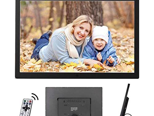 Immerse with 17″ Motion-Sensing Gold Digital Frame