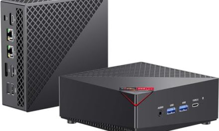 Powerful Mini Gaming PC: Ryzen 7 5700U, 16GB RAM, 512GB SSD