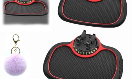 Secure Car Phone Holder: DASHENRAN Anti-Slip Mat!