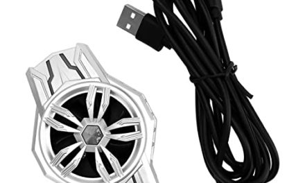 Cool Your Phone with a Silver Cooling Fan