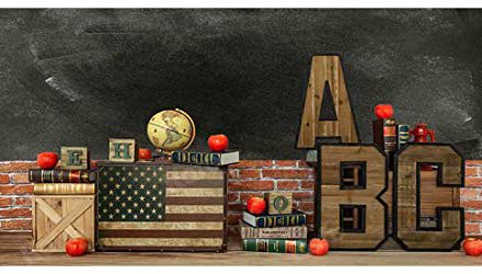 Enchanting Back to School Photocall Props: Kate’s 20x10ft ABC Letters & Blackboard Backdrops