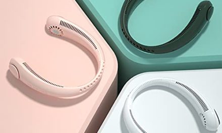 Portable Neck Fan: Whisper-Quiet, Bladeless Design!