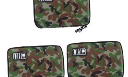 Organize and protect electronics with this compact travel kit