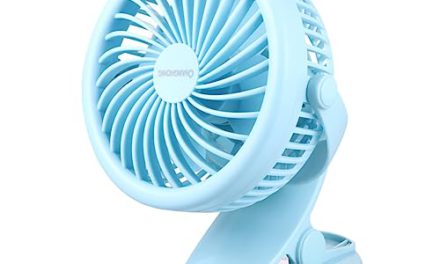Whisper-Quiet USB Mini Fan: Compact, Convenient, and Battery-Operated