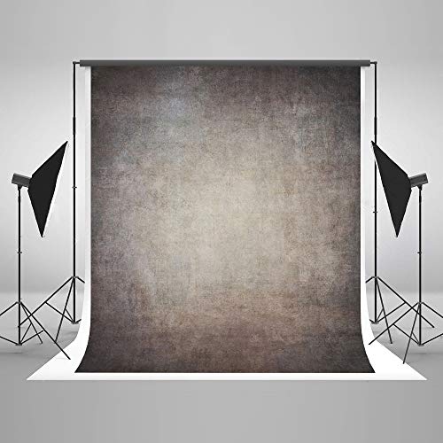 Gray Canvas Portrait Photo Backdrop: Seamless, Grunge Studio Props
