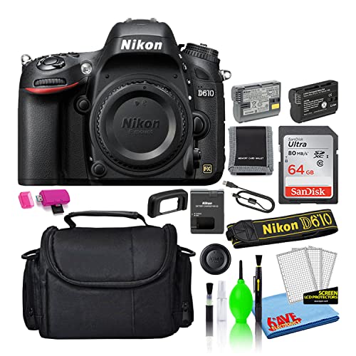 Capture Life’s Moments: Nikon D610 24.3MP DSLR Camera Bundle