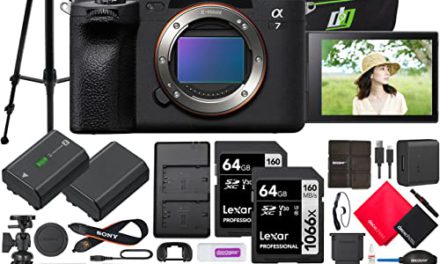 Capture Life’s Brilliance: Sony a7 IV 33MP Mirrorless Camera Bundle