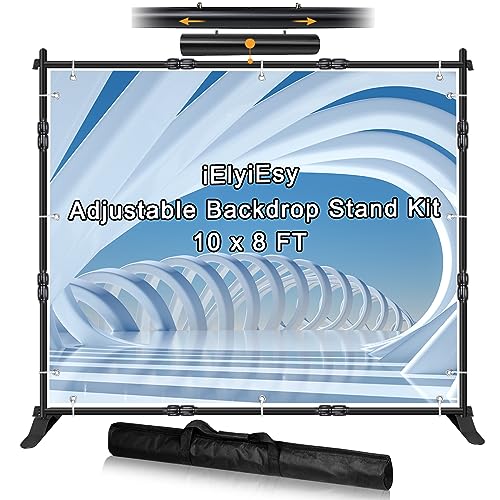 Stunning 10x8FT Step&Repeat Stand: Perfect for Parties, Booths!