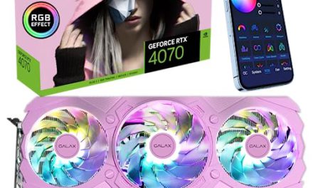 Upgrade to the Powerful GALAX GeForce RTX™ 4070 EX Gamer Pink Graphics Card!