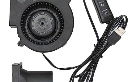 Powerful USB Fan for PC Electronics and 3D Printer