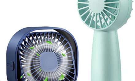 Compact USB Desk Fan: Powerful, Silent Cooling