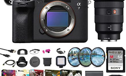 Sony a7 IV Mirrorless Camera Bundle: Capture the Moment with Lens, Card, Bag, Battery & More!