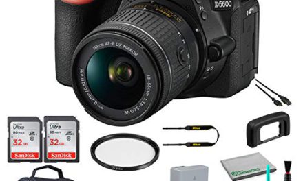 Capture the Moment: Nikon D5600 DSLR Camera Bundle