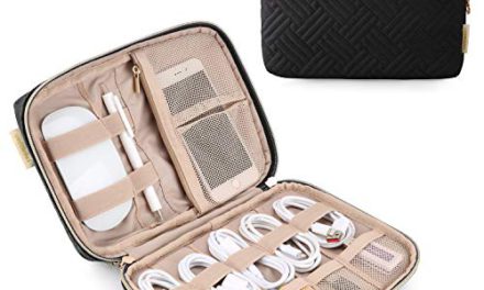 Travel Tech Organizer: Compact Cable Bag for Women