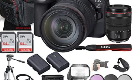 Upgrade Your Photography: Capture with Canon EOS R6 Mark II Mirrorless Camera Bundle