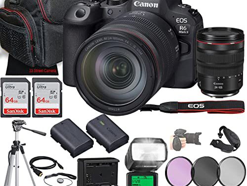 Upgrade Your Photography: Capture with Canon EOS R6 Mark II Mirrorless Camera Bundle