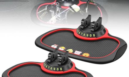 Revolutionary Non-Slip Car Mat: Secure Phone Holder & Organizer!