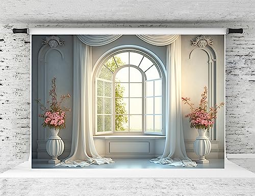 Stunning Retro Window Backdrop for Professional Photoshoots