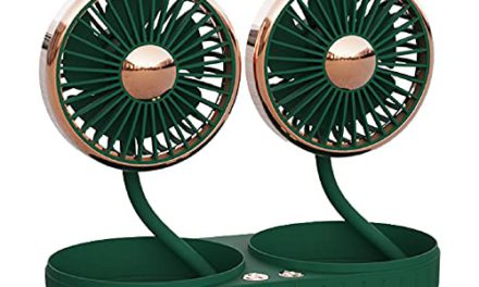 Adjustable Dual-Head Air Cooler for On-the-Go Comfort