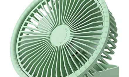 Powerful USB Charging Fan: Adjustable Wind, 180° Rotation – Ideal for Home Office