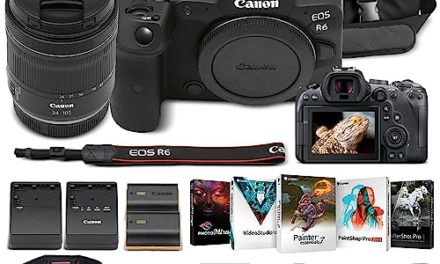Capture Your World: Canon EOS R6 Mirrorless Camera Bundle!