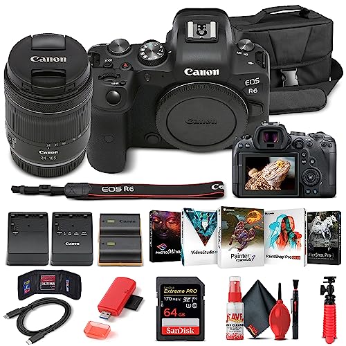 Capture Your World: Canon EOS R6 Mirrorless Camera Bundle!