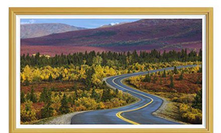 32″ Solid Wood Digital Photo Frame: WiFi, LED, Remote Control