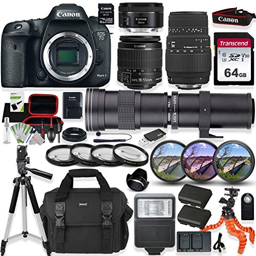 Capture the Ultimate Shot: Canon EOS 7D Mark II DSLR Camera Bundle