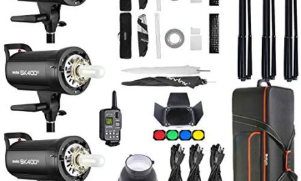 Powerful Strobe Flash Kit: GODOX SK400II – Capture Stunning Portraits with Ease!