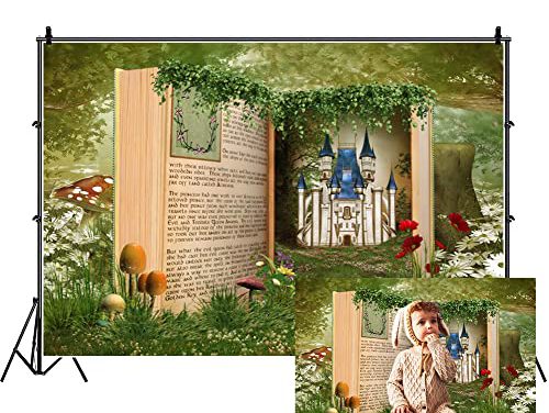 Enchanting Forest Castle: Fairy Tale Photo Backdrop