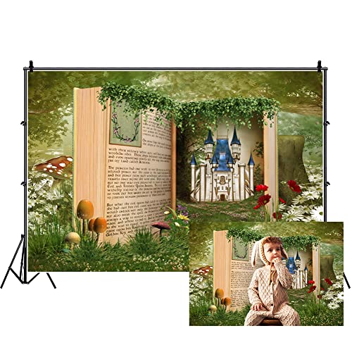 Enchanting Forest Castle: Fairy Tale Photo Backdrop