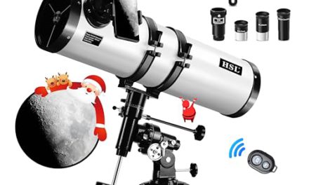 Enhance Stargazing: HSL 150EQ Telescope with Filters & Lens