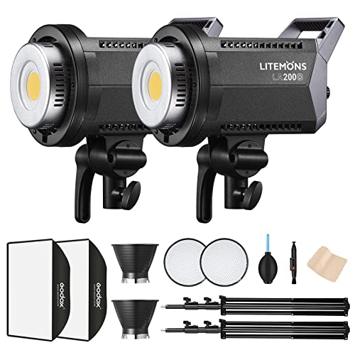 Capture Stunning Studio Shots with Godox LA200D Video Light Kit