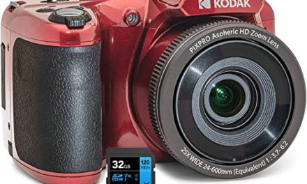 Capture life’s wonders with Kodak AZ255-RD camera and Lexar 32GB memory card!