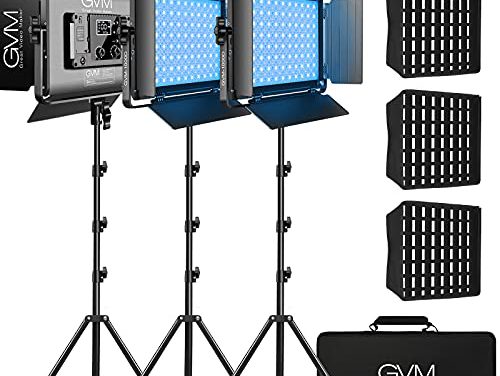 Vibrant RGB LED Video Light: Control, Illuminate, Inspire!