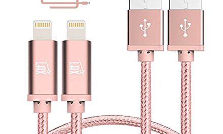 Certified Fast Charger for iPhone – Lightning Cable, Compatible with iPhone 14/13/12/11 Pro Max/XS MAX/XR/XS/X/8/7/6S/6/SE/5S/iPad, iPod & More! (2-Pack – 4FT-Rose Gold)